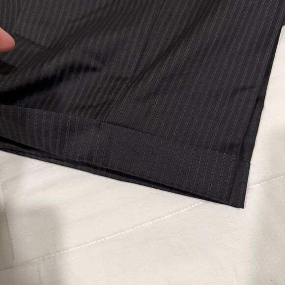 Men's Jos. A. Bank Signature Gold Jacket 43R Pants 40R Pinstripe Suit Set - Picture 7 of 13